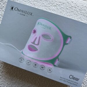 Omnilux Clear LED Light Therapy Mask - White and Pink